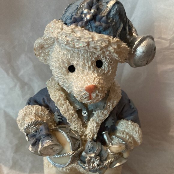 CHRISTMAS HANGING BEAR NEW CUTE FOR DESK OR TABLE - Picture 1 of 3